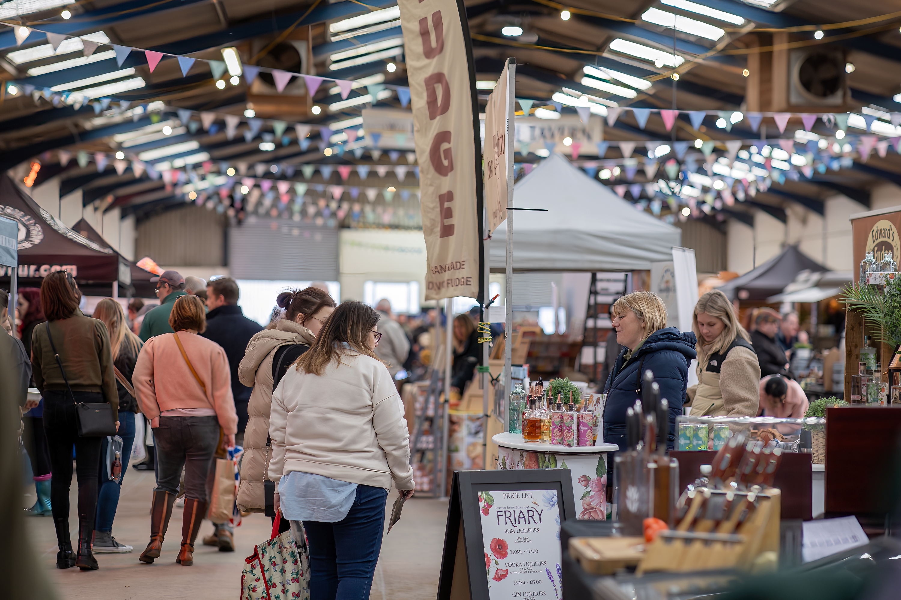 Trade Stands at the Bath and West Food and Drink Festival
